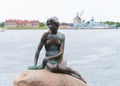 The little mermaid statue in copenhagen