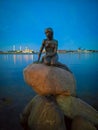 Little Mermaid Statue Copenhagen Royalty Free Stock Photo