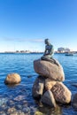 Little mermaid statue Copenhagen Royalty Free Stock Photo