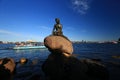 The Little Mermaid statue in Copenhagen - Denmark