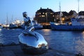 The Little Merman statue Royalty Free Stock Photo