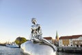 The Little Merman statue Denmark Helsingor Royalty Free Stock Photo