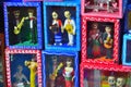 Little miniature mexican puppets