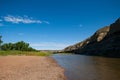 Little Mo at Medora Royalty Free Stock Photo