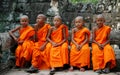 Little monks in Cambodia