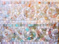 LITTLE MOSAIC STONES IN A ONE-SOME Royalty Free Stock Photo