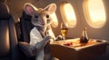 Joyful Rat In Australian Landscape: Ray Tracing Commercial Imagery