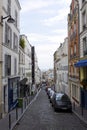 Little narrow street in Paris