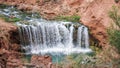 Little Navajo Falls in Havasu Canyon Royalty Free Stock Photo
