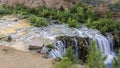 Little Navajo Falls Reflecting Pools Royalty Free Stock Photo