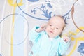 Little newborn baby boy two weeks Royalty Free Stock Photo