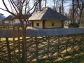 Little old peasant house made of wood Royalty Free Stock Photo