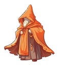 little and old wizard character Royalty Free Stock Photo