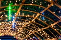 Many lights with bamboo frames. Royalty Free Stock Photo