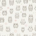 Little owls pattern