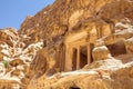 Little Petra in Jordan. Royalty Free Stock Photo