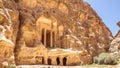 Little Petra in Jordan. Royalty Free Stock Photo