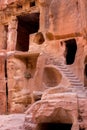 Little Petra Siq al-Barid, Jordan rocks, staircase