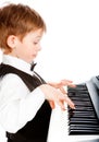 Little pianist Royalty Free Stock Photo