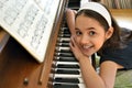 Little Piano Player Royalty Free Stock Photo