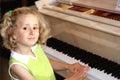 Little piano player Royalty Free Stock Photo