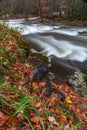 Little Pigeon River at the end of Autumn in Greenbrier in the Great Smoky Mountains