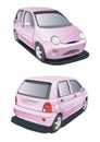 Little pink car