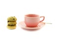 Little pink tea cup Royalty Free Stock Photo