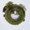 Little planet pond