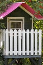 A little play house for children in the garden