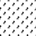 Little pony pattern vector