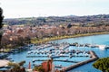 The little port of Capodimonte on Bolsena lake