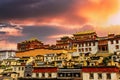 Little potala or tibetan monastery in Shangrila old town of Zhongdian