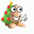 Little potato man christmas tree