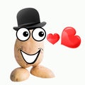 Little potato man in love