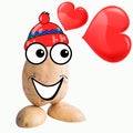 Little potato man in love