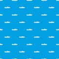 Little powerboat pattern seamless blue