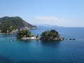 Little Pretty island Panagia Parga Grecce Royalty Free Stock Photo
