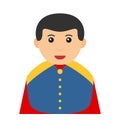 Little Prince Charming Avatar Flat Icon