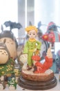 Little Prince with his fox miniature along with other characters. Royalty Free Stock Photo