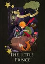 The Little Prince, the Rose under the Glass Globe and the Fox