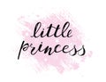 Little princess baby lettering quote, kids design