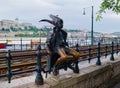 The Little Princess, bronze statuette in Budapest, Hungary