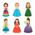 Little princess girls with tiaras