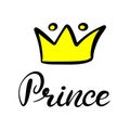 Little Princess lettering vector illustration