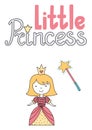 Little princess. Poster for a girl nursery