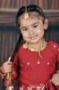 Little punjabi girl Royalty Free Stock Photo