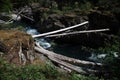 Little Qualicum Falls- Provincial Park  (Vancouver Island) Canada Royalty Free Stock Photo