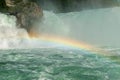 Little rainbow at the incredible rhine falls in Switzerland 28.5.2021