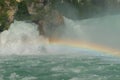 Little rainbow at the incredible rhine falls in Switzerland 28.5.2021